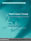 The Lisbon Treaty (eBook): A Legal and Political Analysis